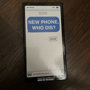 New Phone Who Dis Card Game